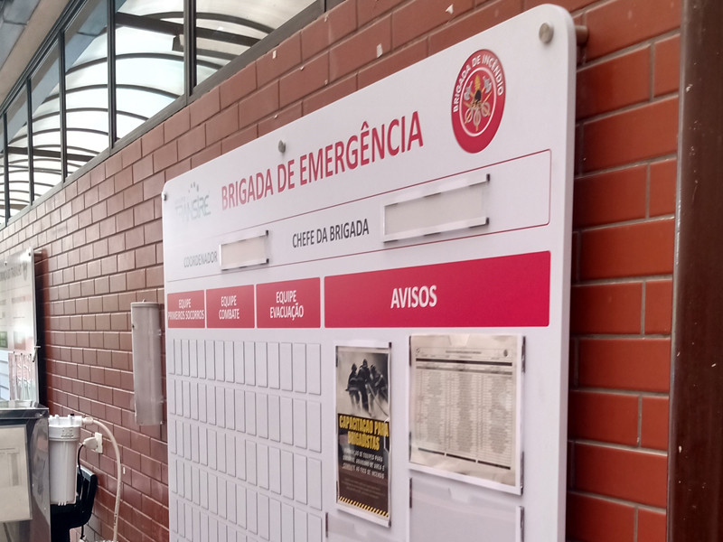 Quadro brigada de emergencia